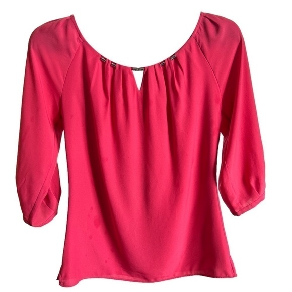 White House Black Market Women's 3/4 Sleeve Blouse, Extra Extra Small - Picture 1 of 8